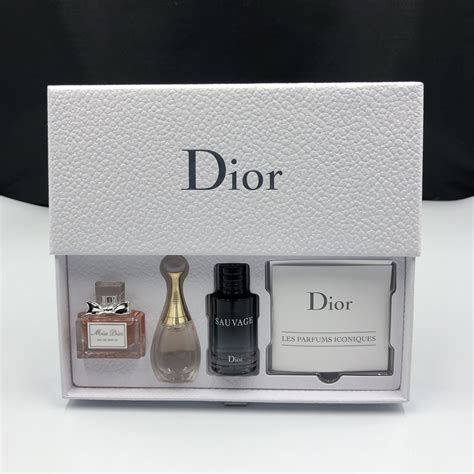 christian dior gift set men's|christian dior perfume miniature sets.